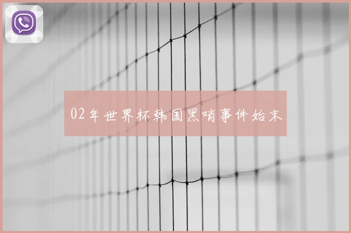 02年世界杯韩国黑哨事件始末